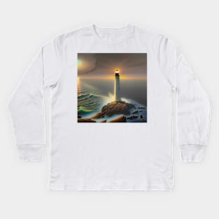 Nautical Refraction Kids Long Sleeve T-Shirt